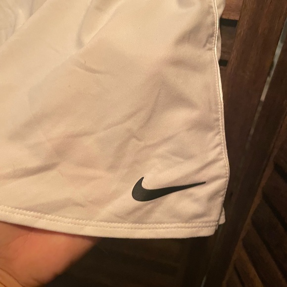 White Nike tennis skirt with built in spanks - Picture 2 of 5